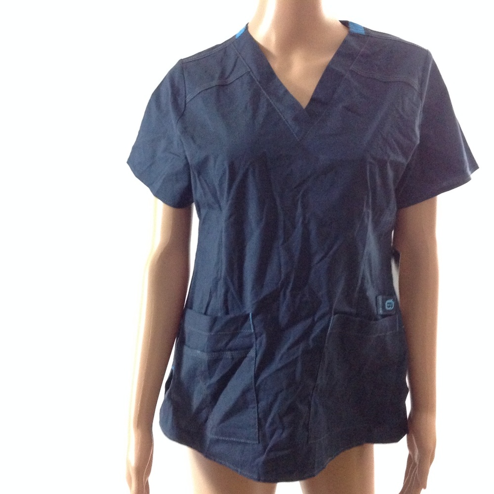 Wonder Flex Women's Scrub Navy Blue Size S